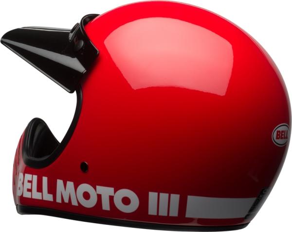 BELL Moto-3 Classic Helm - Glänzend Rot